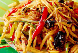 五彩冬筍絲 五彩冬筍絲