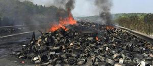 火災事故現場圖