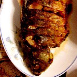 微波爐烤鯽魚