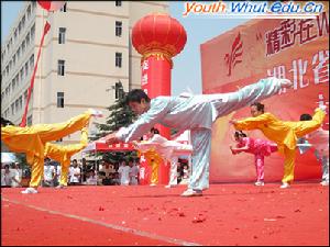 華中師範大學武術協會參加活動