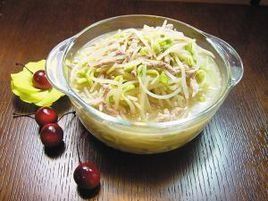 肉絲黃豆芽湯 肉絲黃豆芽湯