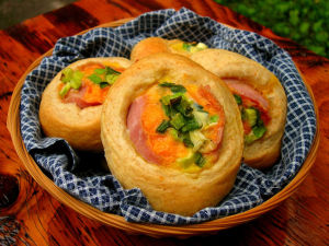 火腿芝士包 火腿芝士包