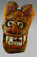 民國陝西虎面具 民國陝西虎面具