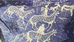 曼德林烏拉岩畫