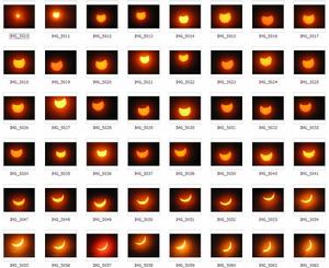 互動百科網友夢飛龍捲風在安徽銅陵拍攝的2009年7月22日日全食全程