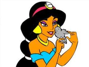 阿拉丁公主填色 阿拉丁公主填色