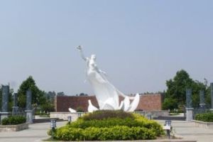 荷花仙子雕塑 荷花仙子雕塑