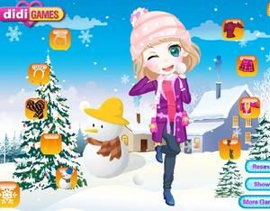 姐妹打雪仗 姐妹打雪仗