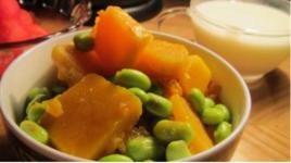 毛豆煮南瓜 毛豆煮南瓜