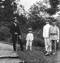 1921年的四兄弟，最小的是三笠宮