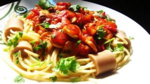 番茄香腸意面 番茄香腸意面