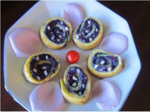 紫薯蘋果蛋卷 紫薯蘋果蛋卷