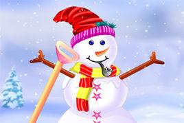 雪人換裝 雪人換裝