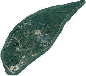 衛星圖上看官洲（生物島）的發展