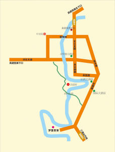 夢裡老家劇場交通圖