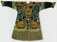 藍地緙龍袍 藍地緙龍袍