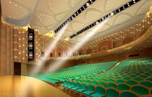 援阿爾及利亞歌劇院觀眾廳效果圖