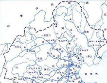 灤河水系及位置圖示