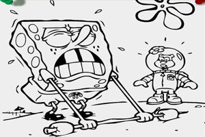 《海綿寶寶填顏色3》 《海綿寶寶填顏色3》