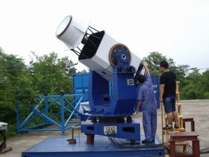 調試中的南極巡天望遠鏡