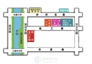 銀河&middot;龍門花園 交通圖