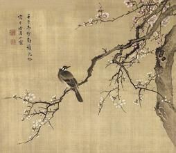 梅花綬帶圖 梅花綬帶圖