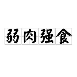 弱肉強食[漢語成語]