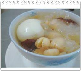 雪耳紅棗蓮子雞蛋糖水 雪耳紅棗蓮子雞蛋糖水