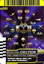 最終假面攻擊形態駕馭Decade