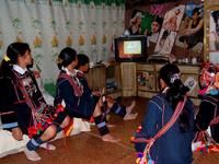 壩沙四村-通電視