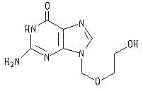 阿昔洛韋結構式