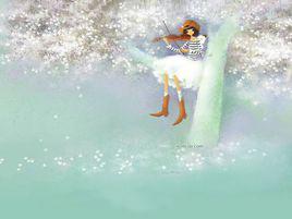 花季少女[詞義、詩畫]