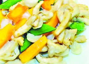 百合南瓜炒雞柳 百合南瓜炒雞柳