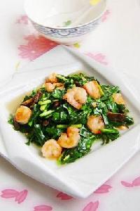 香菇韭菜蝦仁