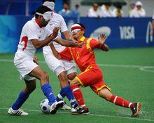 盲人足球比賽的危險性