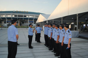 學生承擔世界大學生運動會安保執勤任務