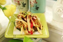 水蘿蔔拌黃瓜 水蘿蔔拌黃瓜