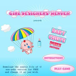 嬰兒坐降落傘 嬰兒坐降落傘