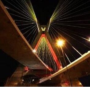 巴西聖保羅跨河懸索大橋 巴西聖保羅跨河懸索大橋