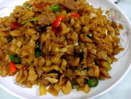 蘿蔔乾炒肉末 蘿蔔乾炒肉末