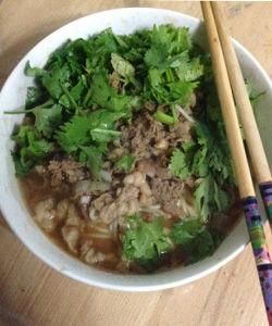 羊肉汆面 羊肉汆面