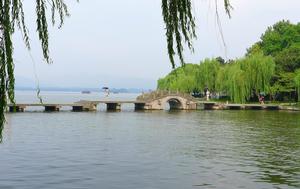 杭州涌金橋及周邊景色高清組圖