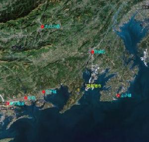 防城港衛星地圖 防城港衛星地圖