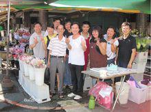 孫鵬和影迷們合影