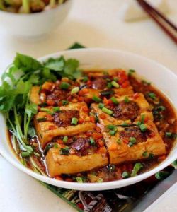 肉末耗油豆腐 肉末耗油豆腐