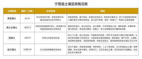 寧晉縣土壤亞類概況表