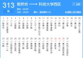 青島公交313路 青島公交313路