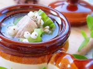 山藥枸杞煲苦瓜 山藥枸杞煲苦瓜