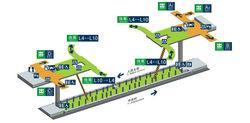 海淀黃莊站站內立體圖（4號線）