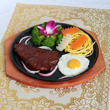 仿真牛排意大利麵